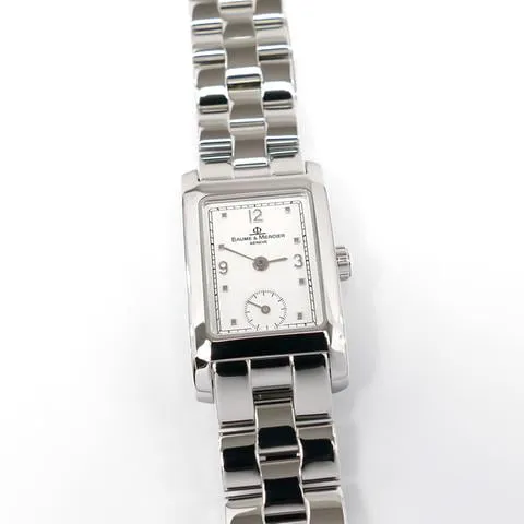 Baume & Mercier Hampton MV045139 20mm Stainless steel White