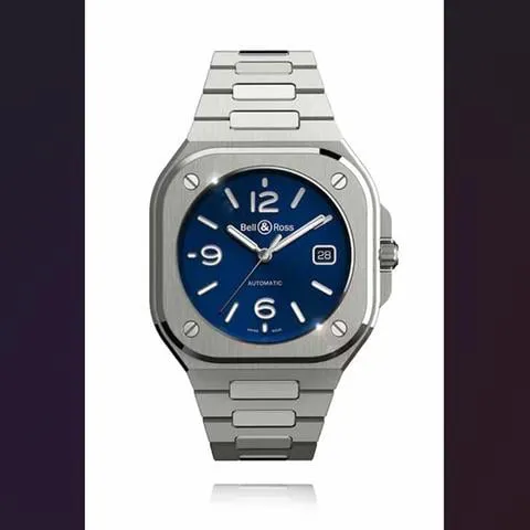 Bell & Ross Instruments BR05A-BLU-ST/SST 40mm Stainless steel Blue