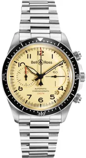 Bell & Ross BR V2-94 BRV294-BEI-ST/SST 41mm Stainless steel Beige