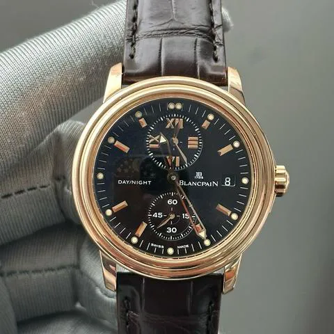 Blancpain Léman 2160-3630-53B 38mm Rose gold Black