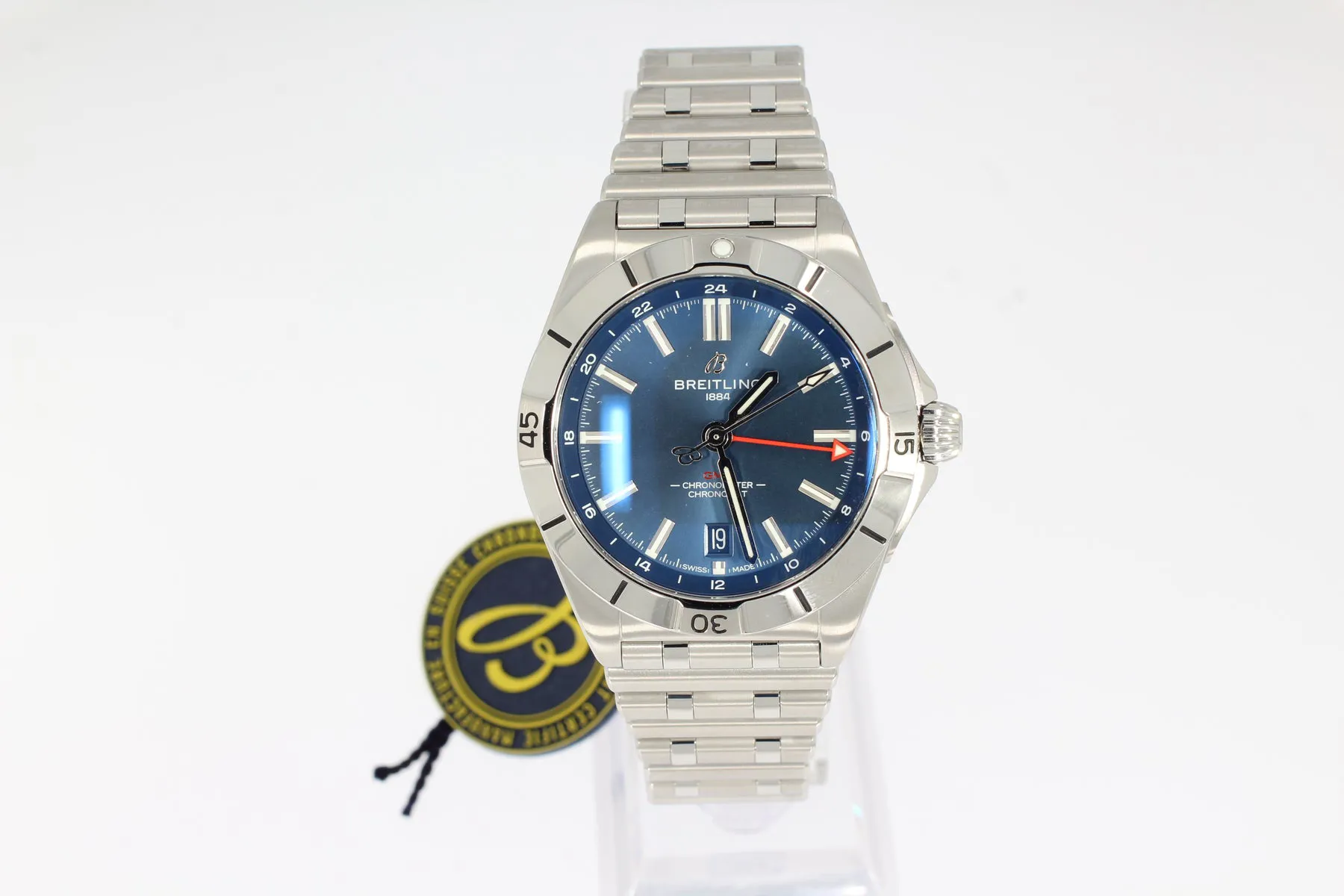 Breitling Chronomat A32398101C1A1 40mm Stainless steel Blue