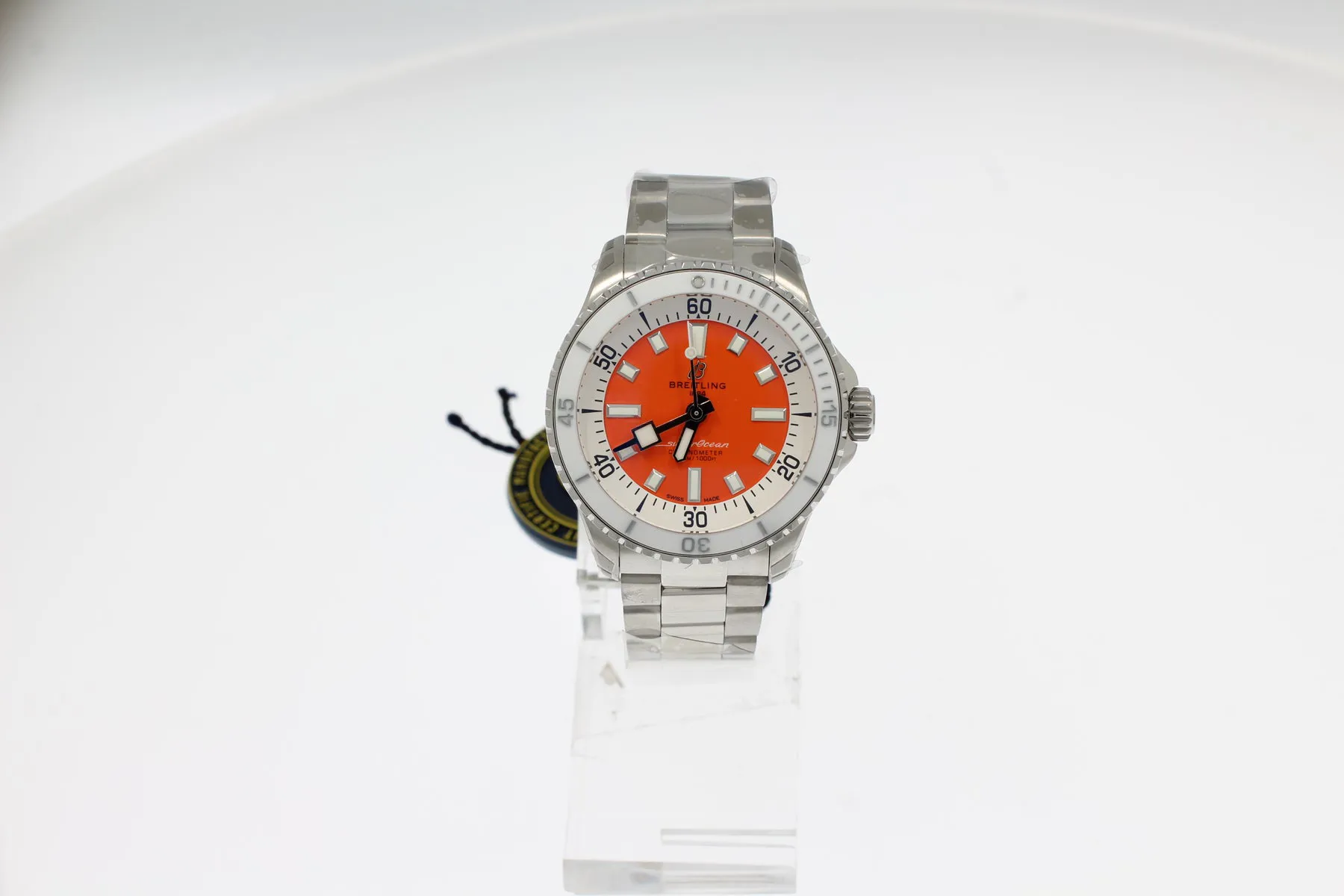 Breitling Superocean A17377211O1A1 36mm Stahl Orange