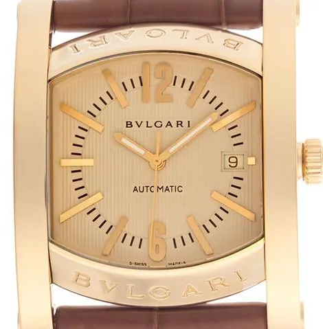 Bulgari Assioma AA48 G/L 46mm Yellow gold Champagne