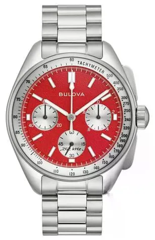 Bulova Lunar Pilot 96K115 44mm Stainless steel Red