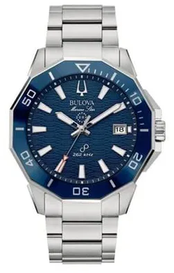 Bulova Marine Star 96B433 43mm Stainless steel Blue