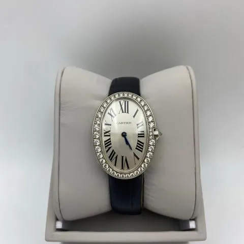 Cartier Baignoire WB520008 31.5mm White gold Silver