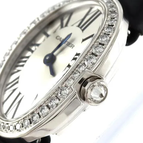 Cartier Baignoire wb520027 19mm White gold Silver 2