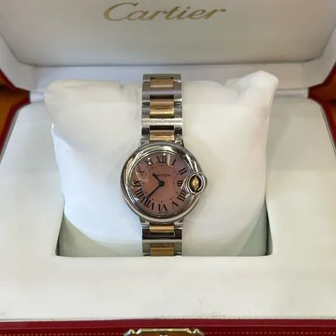 Cartier Ballon Bleu 28mm W6920034 28mm Yellow gold and Stainless steel Mother-of-pearl