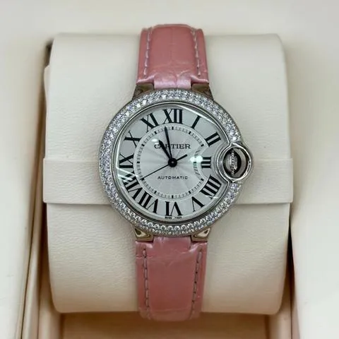 Cartier Ballon Bleu 33mm WE902067 33mm White gold Silver