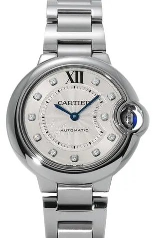 Cartier Ballon Bleu 33mm WE902074 33mm Stainless steel Silver