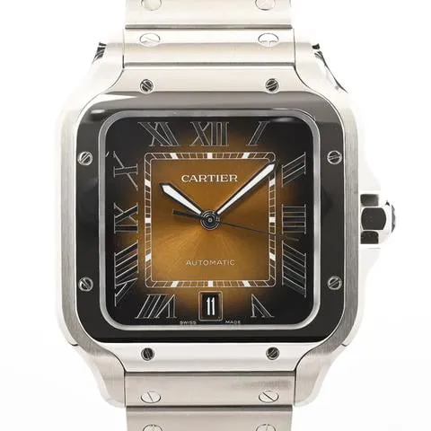 Cartier Santos de Cartier WSSA0064 40mm Stainless steel Brown