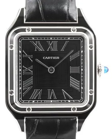 Cartier Santos Dumont WSSA0046 32mm Stainless steel Black