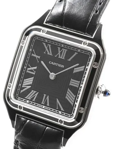 Cartier Santos Dumont WSSA0046 32mm Stainless steel Black 1