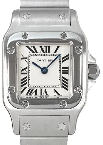 Cartier Santos W20056D6 24mm Stainless steel White