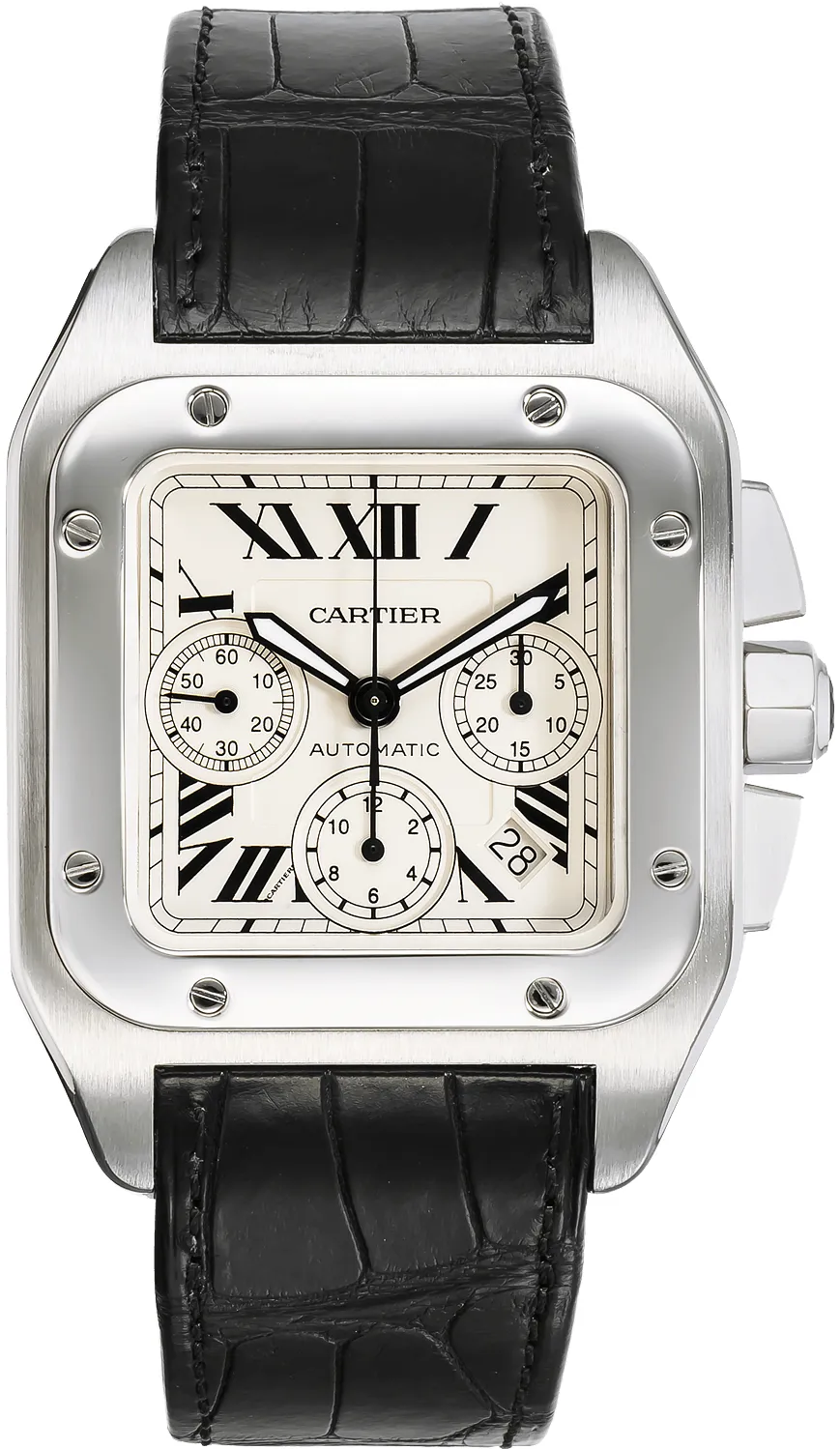 Cartier Santos W20090X8 40mm Stainless steel Silver