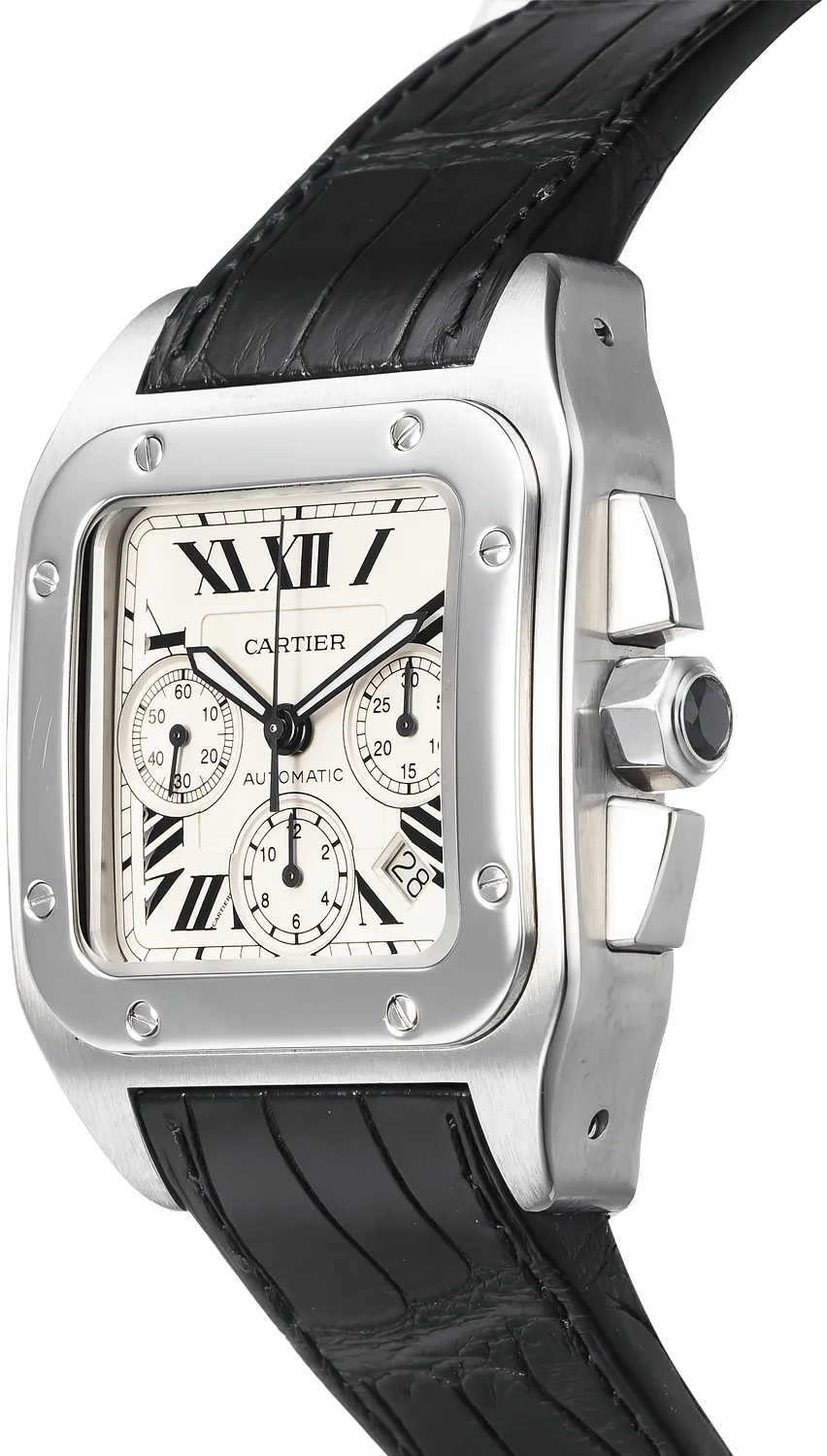 Cartier Santos W20090X8 40mm Stainless steel Silver 1