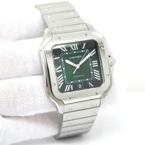 Cartier Santos WSSA0062 40mm Stainless steel Green