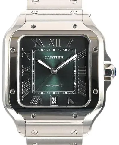 Cartier Santos WSSA0062 40mm Stainless steel Green