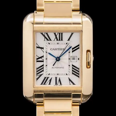 Cartier Tank Anglaise w5310018 30mm Yellow gold Silver