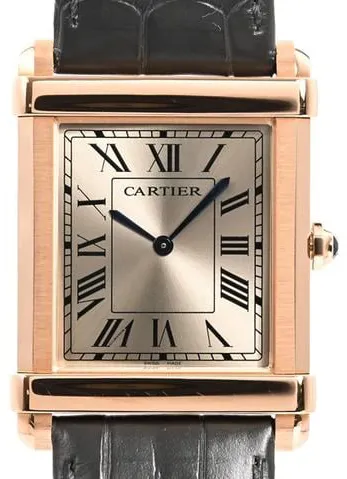 Cartier Tank Chinoise WGTA0075 39.5mm Rose gold Gray