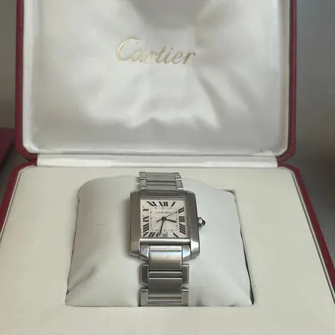 Cartier Tank Française 2302 28mm Stainless steel Silver 1