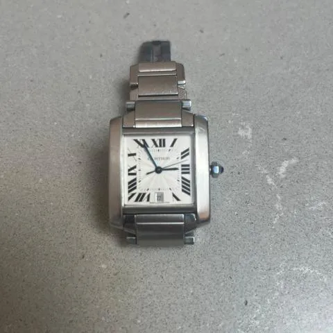 Cartier Tank Française 2302 28mm Stainless steel Silver 9