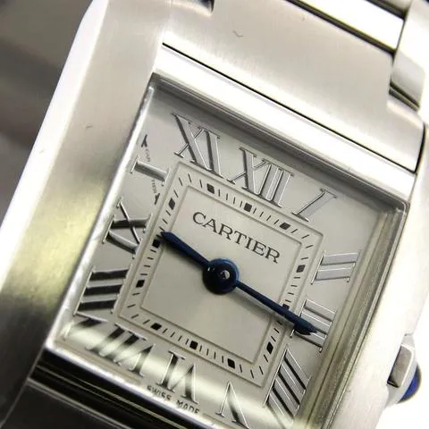 Cartier Tank Française WSTA0065 21mm Silver Silver 5