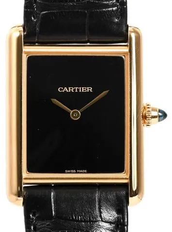 Cartier Tank Louis Cartier WGTA0091 25.5mm Yellow gold Black