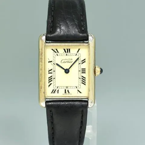 Cartier Tank Vermeil 590005 27.5mm Silver