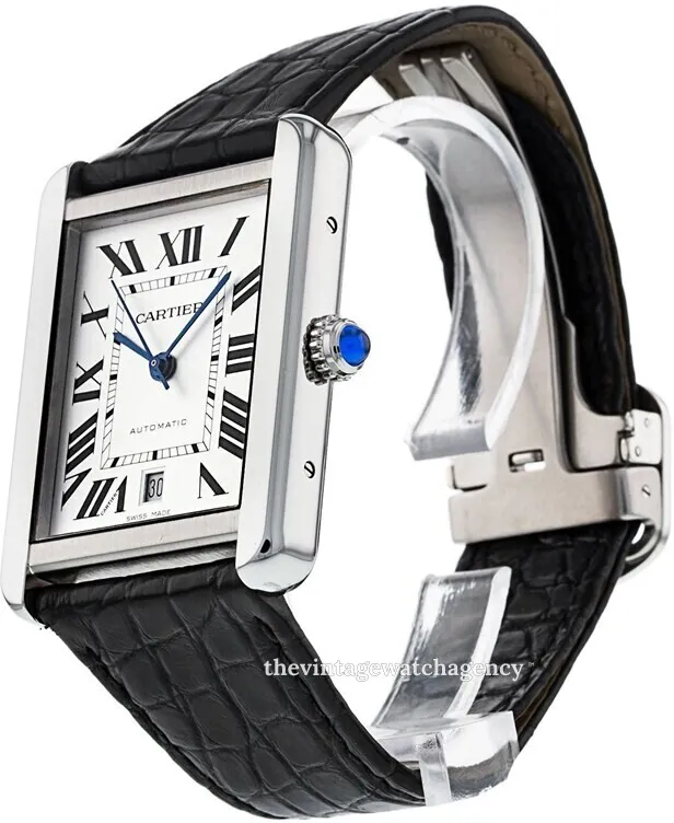 Cartier Tank W5200027 Stainless steel Silver 1