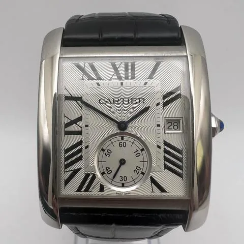 Cartier Tank W5330003 34mm Stainless steel Silver