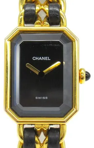 Chanel Première 20mm Gold-plated Black