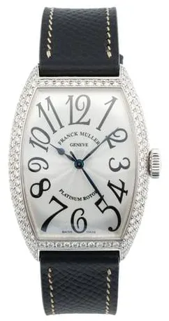 Franck Muller Cintree Curvex 5850 SC D 32mm White gold Silver