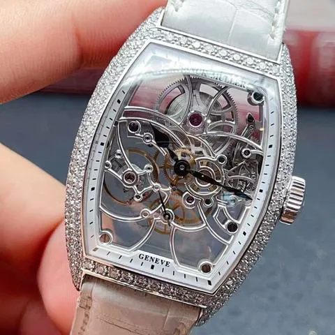 Franck Muller Cintree Curvex 7880 CC AT 36mm Stainless steel Skeletonized