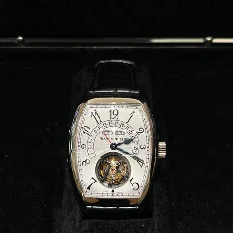 Franck Muller Cintree Curvex 7880 T MC 36mm White gold Silver