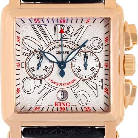 Franck Muller Conquistador Cortez 10000 K CC 44.5mm Rose gold Silver