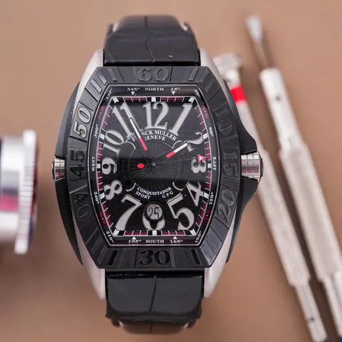 Franck Muller Conquistador GPG 8900 SC DT GPG 38mm Titanium Black