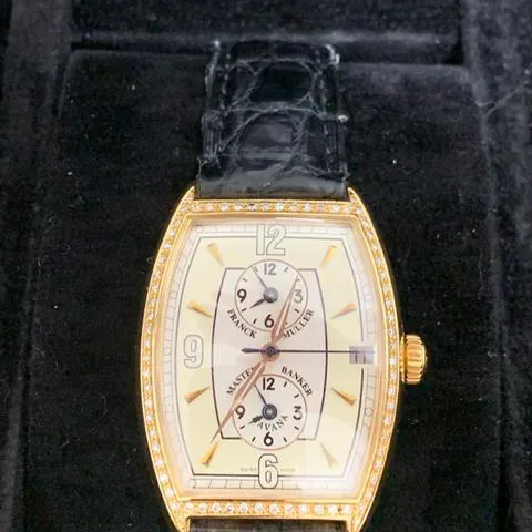 Franck Muller Master Banker 2852 MB HV Yellow gold Champagne