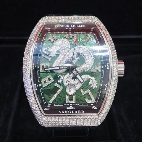 Franck Muller Vanguard V 45 SC DT (AC.NR) 44mm Stainless steel Green