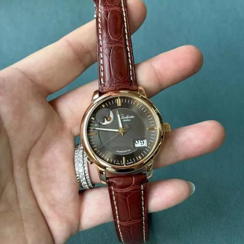 Glashütte Senator Panorama Date Moon Phase 100-04-02-01-04 40mm Rose gold Gray