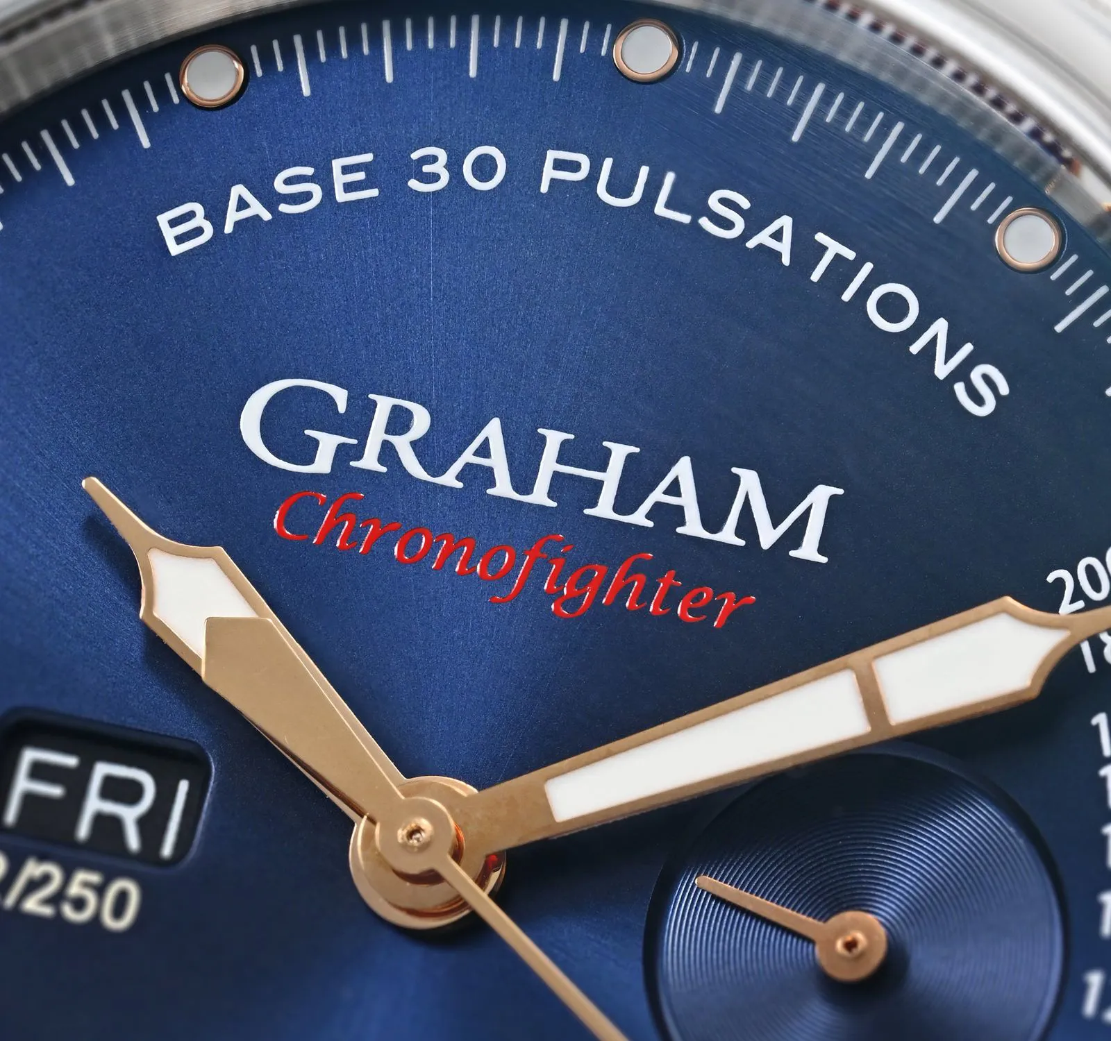 Graham Chronofighter 2CVCS.U14A 44mm Stainless steel Blue 6