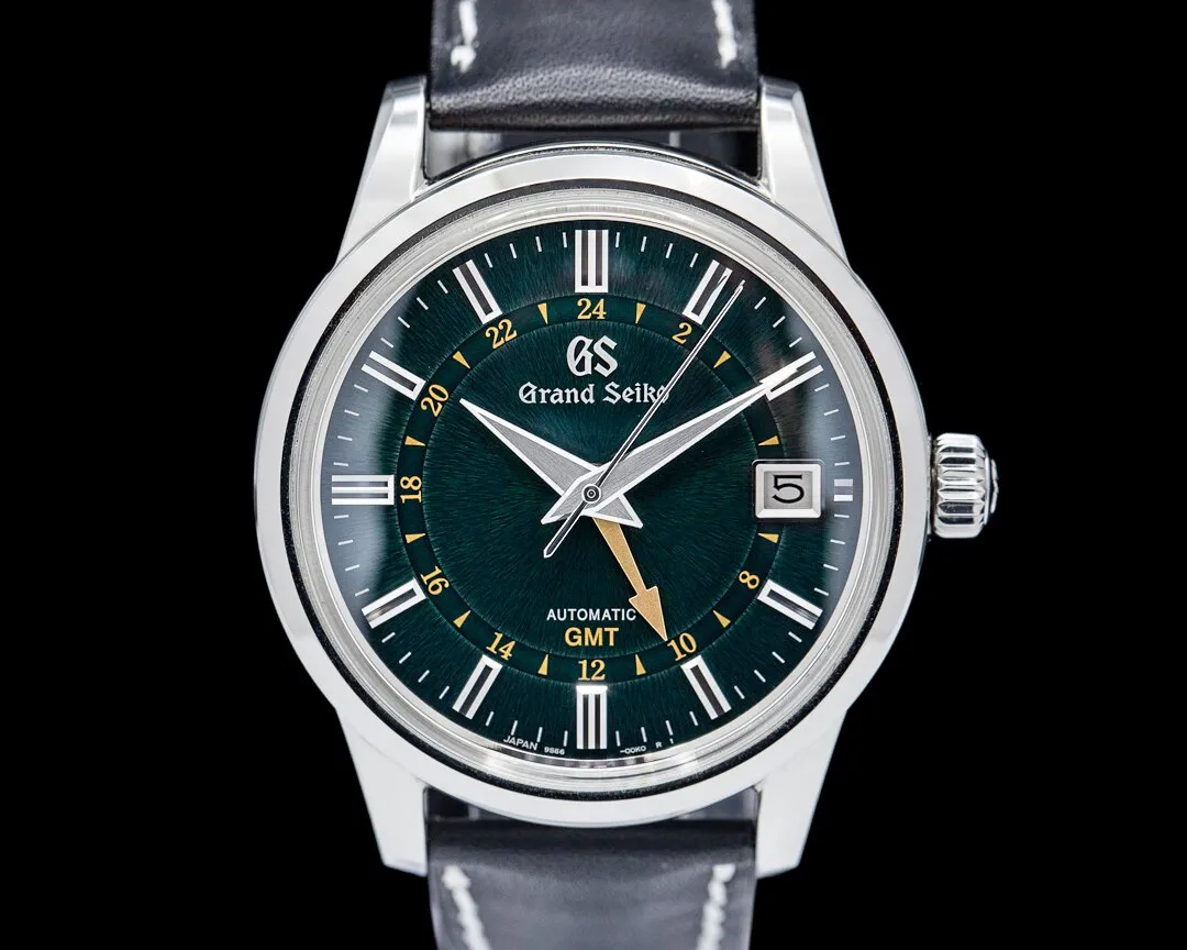 Grand Seiko GMT SBGM241G 40mm Stainless steel Green