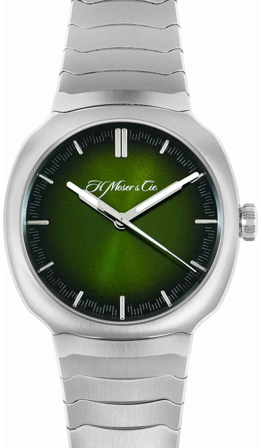 H. Moser & Cie. Streamliner 6200-1200-1 40mm Stainless steel Green