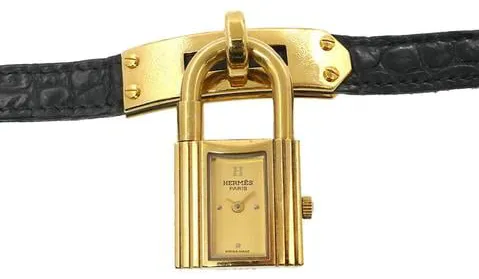 Hermès Kelly 20mm Yellow gold and Stainless steel Gold