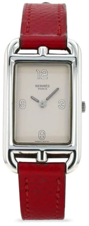 Hermès Nantucket 412174 36mm Stainless steel Red