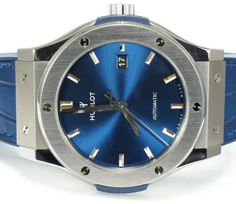 Hublot Classic Fusion Blue 542.NX.7170.LR 42mm Titanium Blue