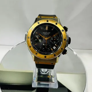 Hublot Super B 1926.7 42mm Yellow gold and Stainless steel Black