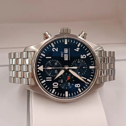 IWC Pilot Chronograph IW377717 43mm Stainless steel Blue