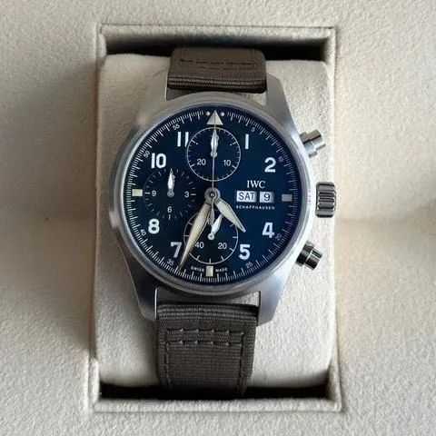 IWC Pilot IW387901 41mm Stainless steel Black