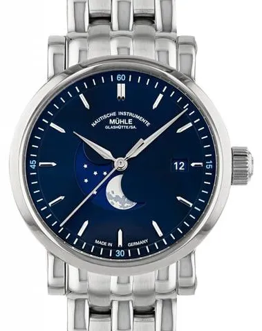 Mühle Glashütte M1-44-62-MB 39mm Stainless steel Blue